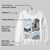 Blue Suede 40s DopeSkill Sweatshirt Real Ones Move In Silence Graphic