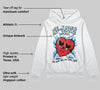 Legend Blue 11s DopeSkill Hoodie Sweatshirt Crying Heart Graphic