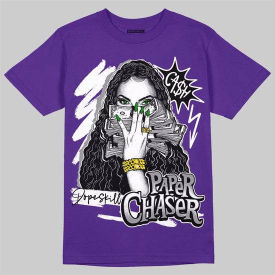 Jordan 13 Court Purple DopeSkill Purple T-shirt NPC Graphic Streetwear