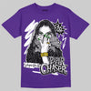 Jordan 13 Court Purple DopeSkill Purple T-shirt NPC Graphic Streetwear