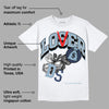 Diffused Blue Sail Grey White 1s DopeSkill T-Shirt Loser Lover Graphic