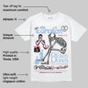 Cobalt Bliss 3s DopeSkill T-Shirt Broken Bones Graphic