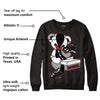 Black and White 14s DopeSkill Sweatshirt Sneakerhead BEAR Graphic