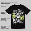 Light Lemon Twist 4s DopeSkill T-Shirt No Money No Love Typo Graphic