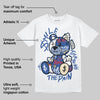 AJ Spizike Storm Blue DopeSkill T-Shirt Smile Through The Pain Graphic