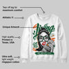 Green Collection DopeSkill Sweatshirt Living My Best Life Graphic