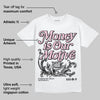 35th Anniversary 5s DopeSkill T-Shirt Money Is Our Motive Typo Graphic