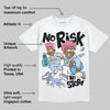 Denim Pink Glow 3s DopeSkill T-Shirt No Risk No Story Graphic