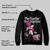 Rick RO Pink Leather Sneakers DopeSkill Sweatshirt Play together, Stay together Graphic