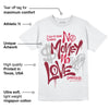 85 Metallic Burgundy 1s DopeSkill T-Shirt No Money No Love Typo Graphic