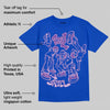 Royal Blue Collection DopeSkill Royal Blue T-shirt Real Y2K Players Graphic