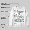 Wolf Grey 5s DopeSkill Sweatshirt Money Is Our Motive Typo Graphic