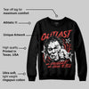 Red 'Outlast' DopeSkill Graphic Sweatshirt
