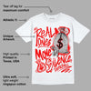 Cherry 12s DopeSkill T-Shirt Real Ones Move In Silence Graphic