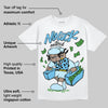 Legend Blue 11s DopeSkill T-Shirt No Luck, All Hustle Graphic