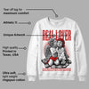 Black Toe 1s DopeSkill Sweatshirt Real Lover Graphic