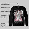 Stars Court White/Pink DopeSkill Sweatshirt Angels Graphic