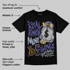 Lakers 4s DopeSkill T-Shirt Real Ones Move In Silence Graphic