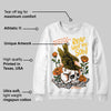 Orange Black White DopeSkill Sweatshirt Reap What You Sow Graphic