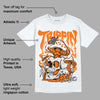 Orange Black White DopeSkill T-Shirt Trippin Graphic