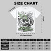 Seafoam 4s DopeSkill Oversize Print T-Shirt Drip Season Graphic