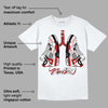 Red Cement 4S DopeSkill T-Shirt Breathe Graphic