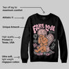 Stars Court White/Pink DopeSkill Sweatshirt False Love Graphic