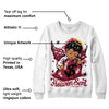 85 Metallic Burgundy 1s DopeSkill Sweatshirt Heaven Sent Graphic