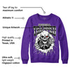 PURPLE Collection DopeSkill Purple Sweatshirt Trapped Halloween Graphic