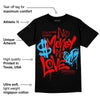 Red Collection DopeSkill T-Shirt No Money No Love Typo Graphic