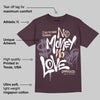 Phantom 4s DopeSkill Maroon T-shirt No Money No Love Typo Graphic