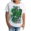 Green Glow 1s DopeSkill Toddler Kids T-shirt No Days Off Graphic