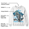 Military Blue 4s DopeSkill Sweatshirt True Love Will Kill You Graphic
