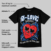 Blueberry 12s DopeSkill T-Shirt Crying Heart Graphic