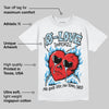 Legend Blue 11s DopeSkill T-Shirt Crying Heart Graphic