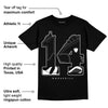 Black and White 14s DopeSkill T-Shirt No.14 Graphic