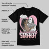 Stars Court White/Pink DopeSkill T-Shirt Stay Hot Graphic