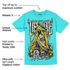 Cyan Burst 9060 DopeSkill Virtual Blue T-Shirt Life or Die Graphic