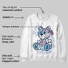 Cobalt Bliss 3s DopeSkill Sweatshirt Smile Through The Pain Graphic