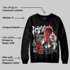 Black Cement 3s DopeSkill Sweatshirt Drip'n Never Tripp'n Graphic