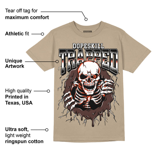 Latte 1s DopeSkill Medium Brown T-shirt Trapped Halloween Graphic