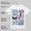 AJ Spizike Storm Blue DopeSkill T-Shirt Real Ones Move In Silence Graphic