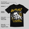 Yellow 'Outlast' DopeSkill Graphic T-Shirt