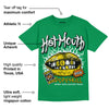 Green Collection DopeSkill Green T-shirt Hot Mouth Graphic