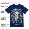 Midnight Navy 3s DopeSkill Navy T-shirt Money Don't Lie Graphic