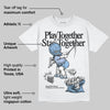 Women's Runner Sneaker Light Blue DopeSkill T-Shirt Play together, Stay together Graphic