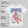 Women's Runner Sneaker Light Blue DopeSkill T-Shirt Thunder Dunk Graphic