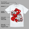 Red Cement 4S DopeSkill T-Shirt Bear Steals Sneaker Graphic