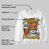 Orange Black White DopeSkill Sweatshirt Pretty Girl Swag Graphic