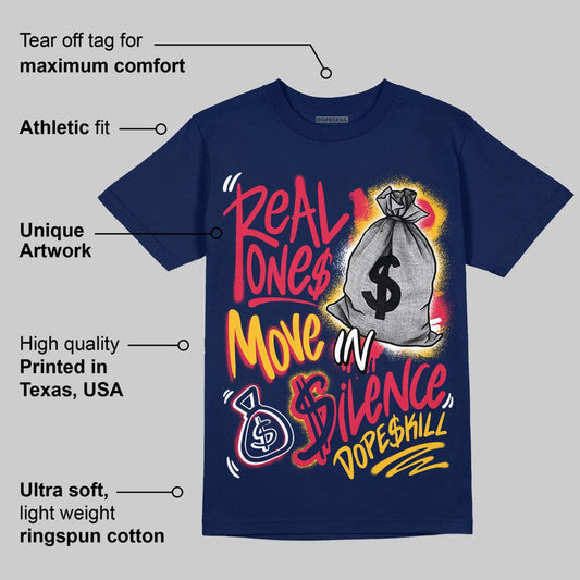 Kobe 5 Protro Caitlin Clark DopeSkill T-Shirt Real Ones Move In Silence Graphic